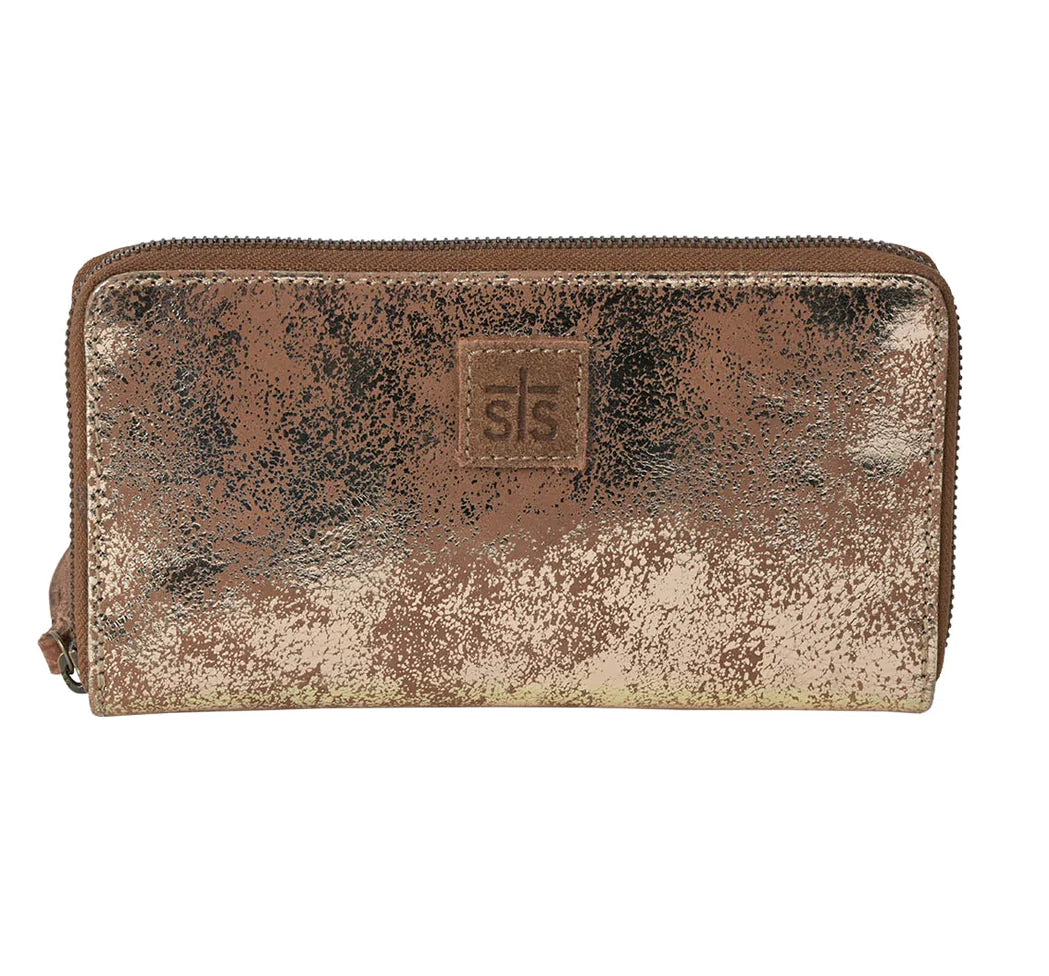 Purses Wallets STS Ranchwear FLAXEN Roan Bentley Wallet STS62128