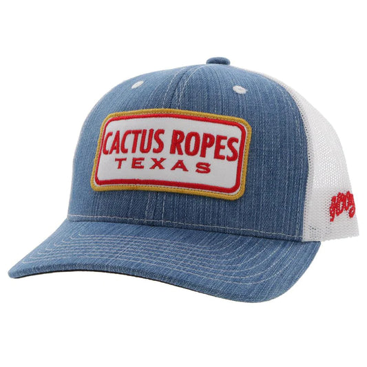 Ball Caps Hooey CR080 Cactus Ropes Trucker Hat