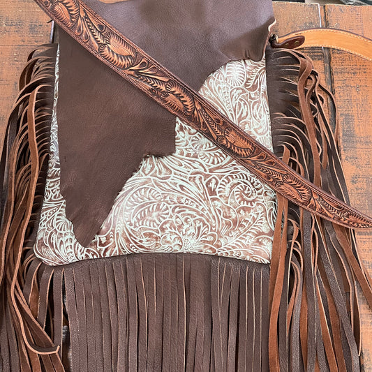 Purses American Darling Tooled Fringe Purse ADBGZ128