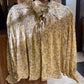 Yellow long smocked sleeve Women’s shirts 40944CL