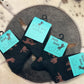 Kids Socks 3473 Black with Brown Horses.