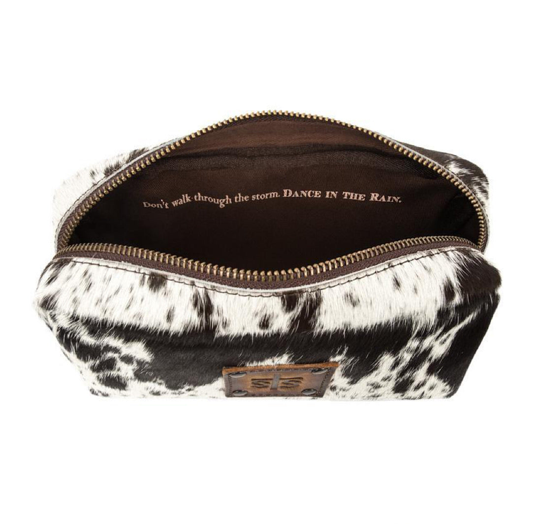 STS Ranchwear Women's Western Leather Cowhide Bebe Cosmetic Bag shops