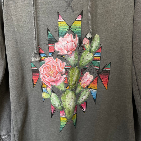 Outerwear Women’s Hoodie Aztec Cactus