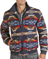 Outerwear Mens Rock&Roll Aztec Bomber Coat