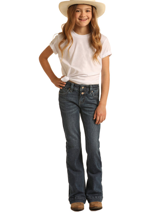 Jeans Kid’s Girls Rock & Roll Denim Trouser  G5F3715