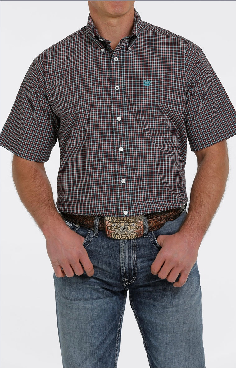 Shirts Men’s Cinch Short Sleeve Button Up MTW1111394