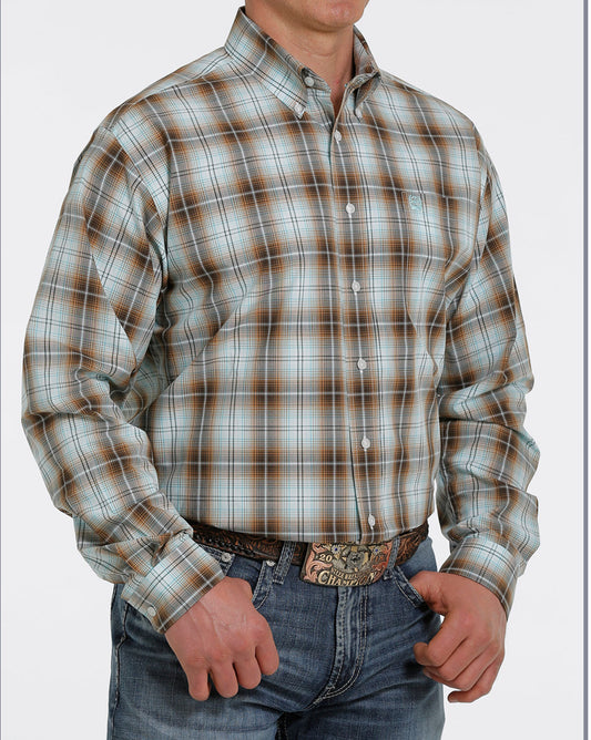 Shirts Men's Cinch Brown MTW1105376