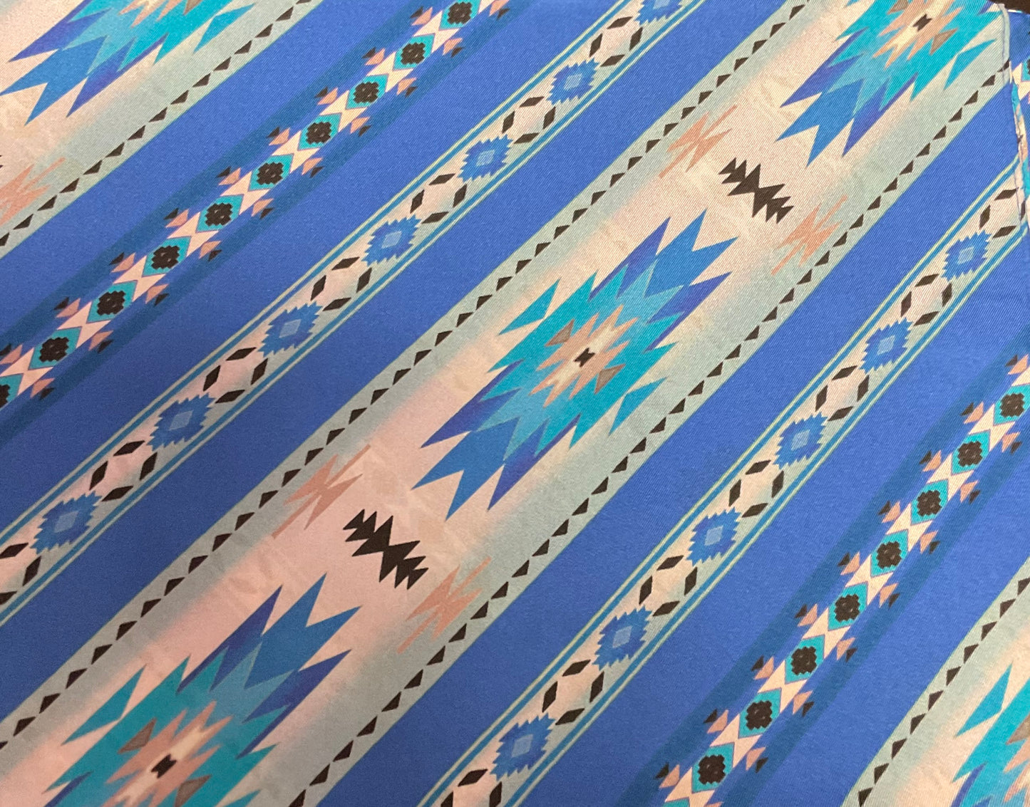 Wild Rag 1313-AI Southwest Pattern Blue