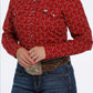 Shirts Women’s Cinch Red Snap Up