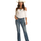 Women’s Mid Rise Boot Cut Jeans W1_3543
