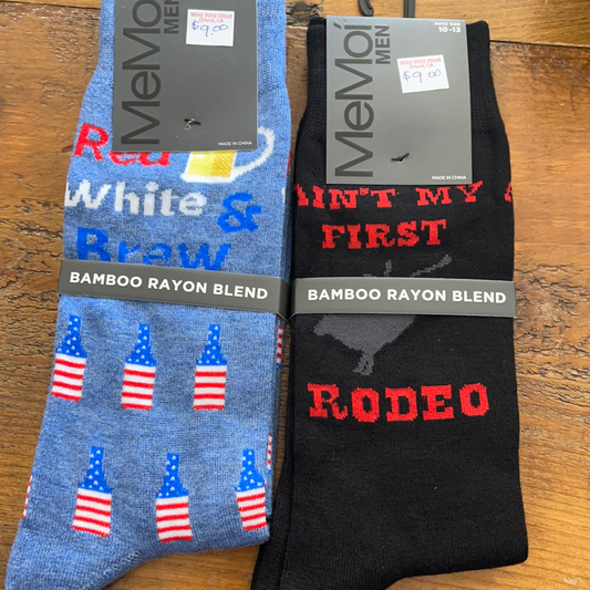 Men’s Socks Rodeo, Red White & Brew   Accessories ACV05886 ACV05894