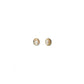 Gold Concho Post Earrings  E679G