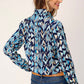 Shirt Women’s Roper Long Sleeve Aztec 03-050-0590-2048