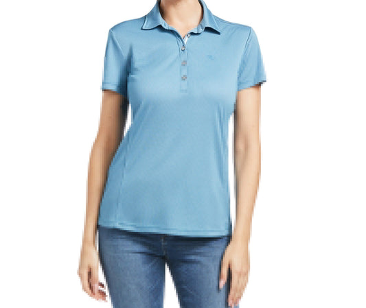 Shirts Women’s Ariat Polo Saxony Blue 10039323