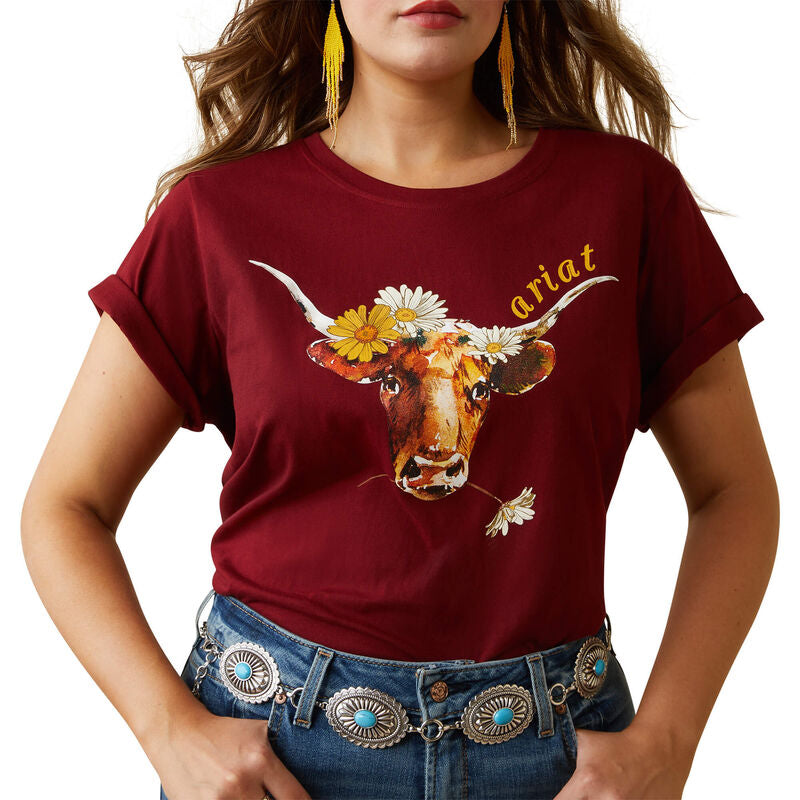 Shirts Women’s Ariat Real Daisy Steer 10043757