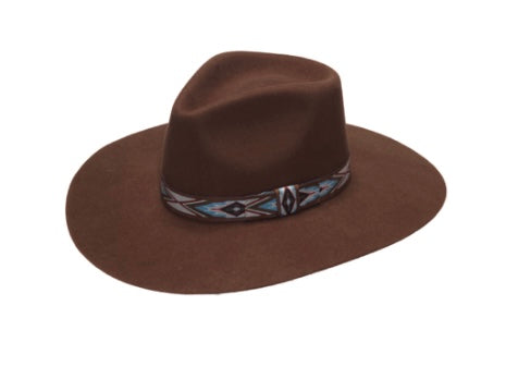 Hats M&F LADIES PINCH FRONT Brown HAT T7810002