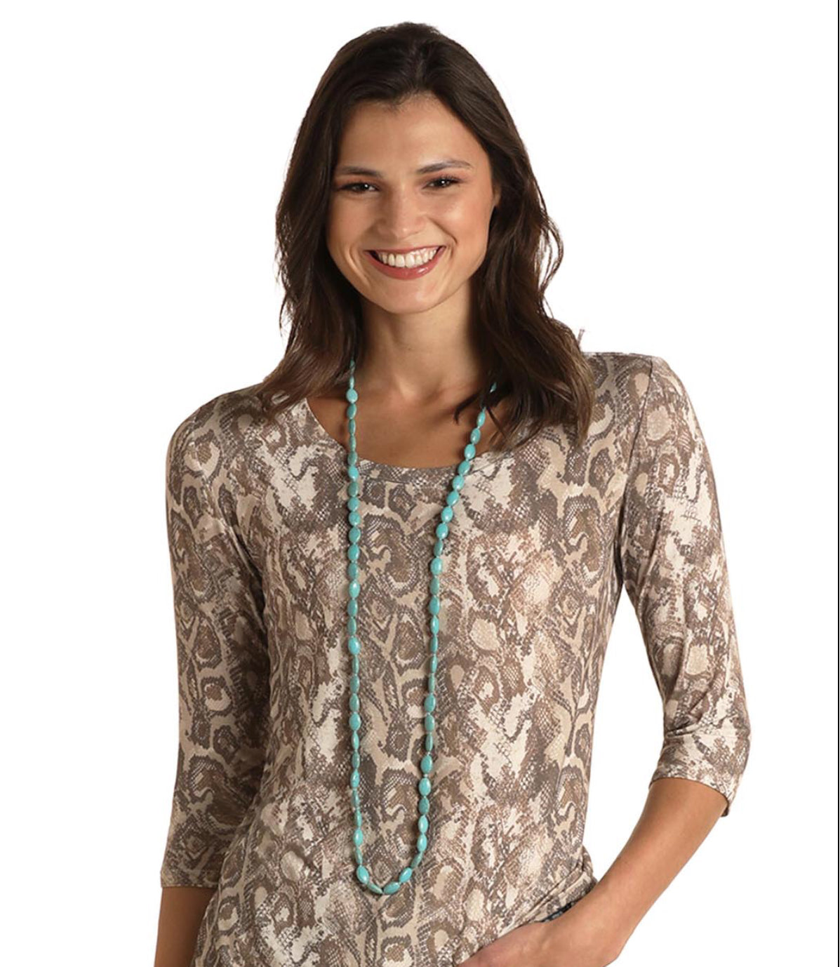 Women’s Camel 3/4 Sleeve Shirts