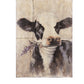 Giftware Lavender Cow wall hanging large