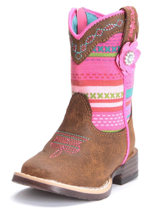Boots Kid’s Twister Camilla serape pink flower 4419844