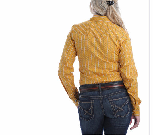 Shirts Women’s Cinch MSW9201014 Gold