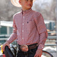 Shirts Kid’s Boys MTW7060274 Pink plaid.