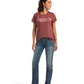 Shirts Women’s Ariat Real Bucking Bronco Tee 10040623 sale. No refunds on clearance items.