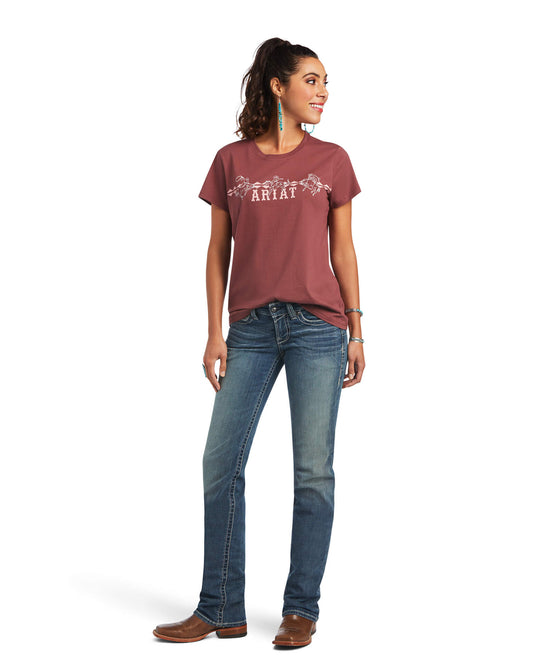 Shirts Women’s Ariat Real Bucking Bronco Tee 10040623