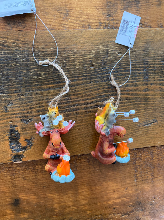 Christmas ornament moose Campfire 163140