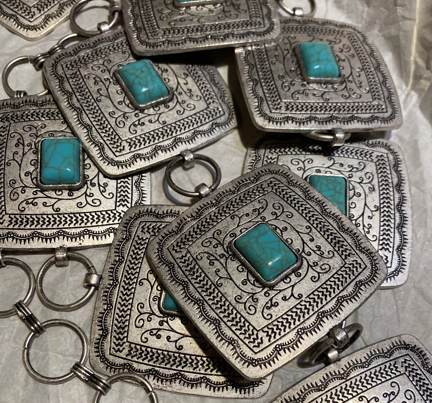 Concho Belt Square (large concho) BLT220120-07