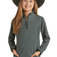 Outerwear Kid’s Heather Knit Quarter Zip PRKO91RZYD