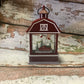 Home Decor Christmas Snowman Barn Light