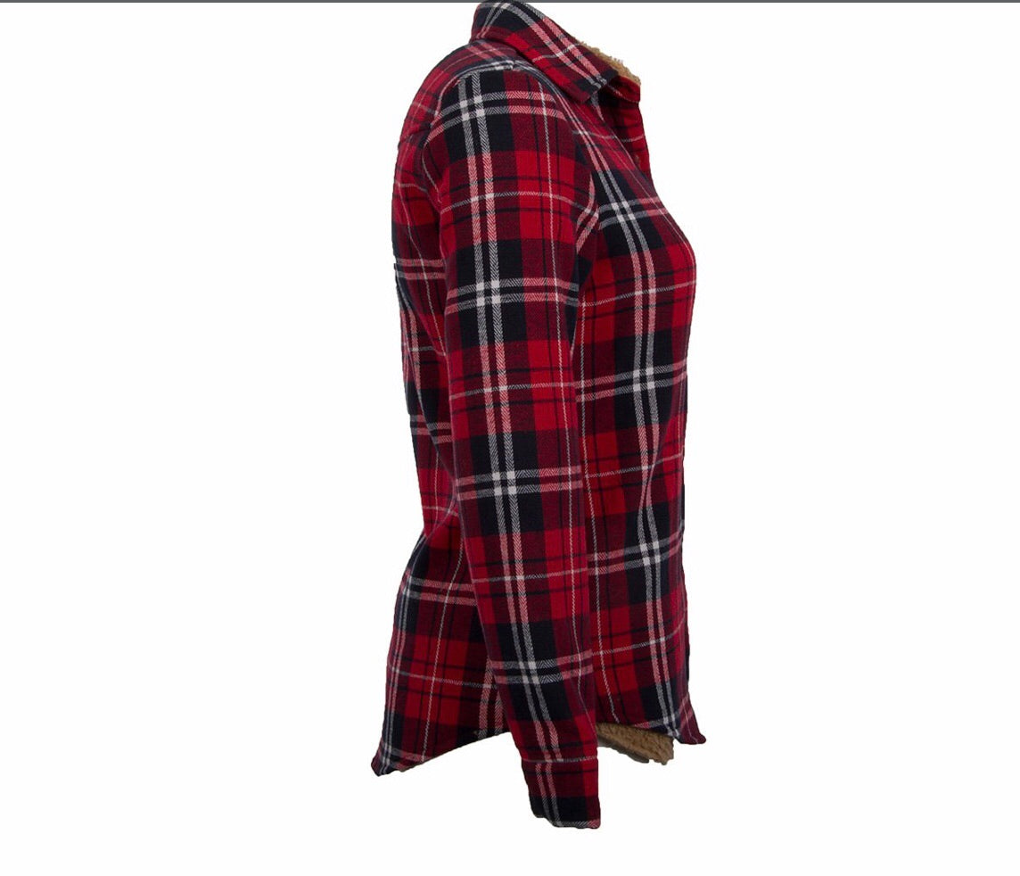 Outerwear Women’s STS Marley Red Plaid STS2749