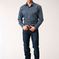 Shirts Mens Roper Geo Print Blue