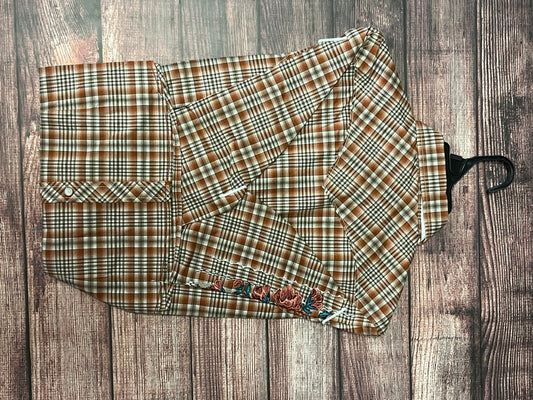 Shirts Women’s Panhandle Log Sleeve Plaid Rose