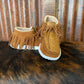 Women’s Shoes Terra Taupe Light Tooled Fringed GJSP0271-251