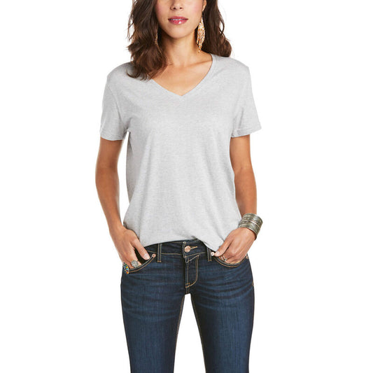 Shirts Women’s Ariat Basic T-Shirt — Heather Grey 10035201