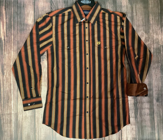 Shirts Men’s Panhandle Orange Vintage Stripe Shirt