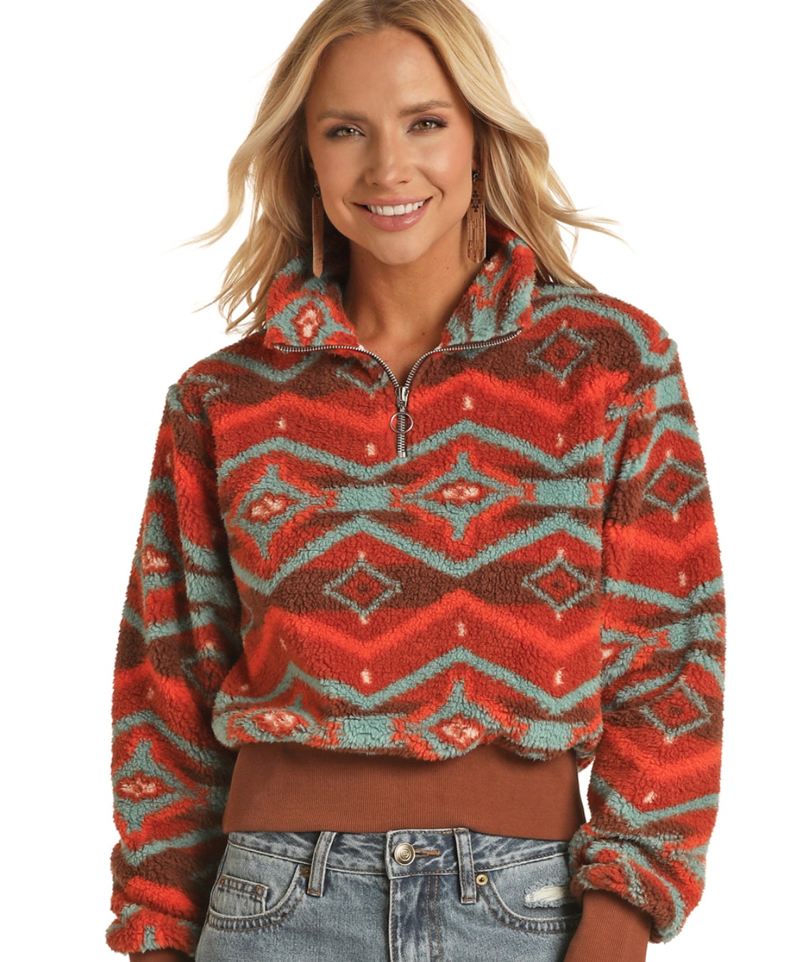 Outerwear Women’s Sherpa Pullover RRWT91R04I