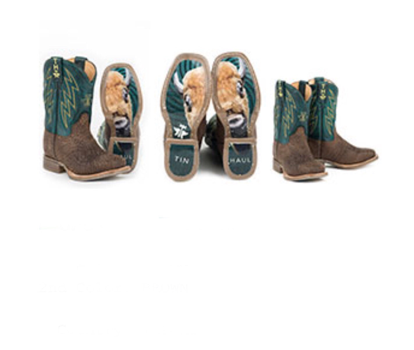 Boots Kid’s Tin HAUL Bullhide Buffalo Sole 0781