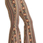 Jeans Women’s Rock and Roll HIGH RISE STRETCH TAN AZTEC BELL BOTTOM JEANS