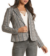 Outerwear Women’s Rock&Roll Printed Blazer