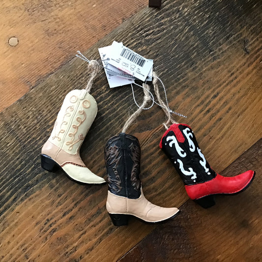 Christmas ornament cowboy boot 953662