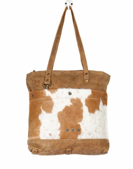 Purse Myra Bag HAZEL OPULENCE LEATHER AND HAIRON BAG S-1276
