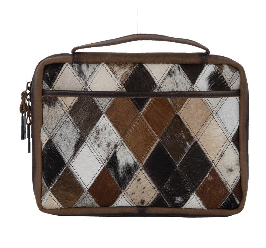 Purses Bible Cover STS Diamond Bible Cover Cowhide STS37141