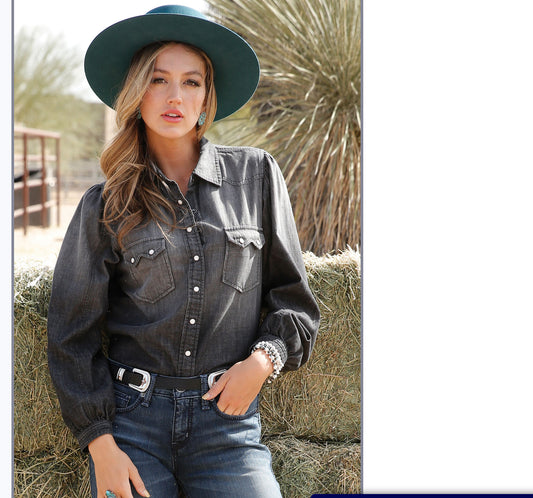 Shirts Women’s Cruel Black Chambray CTW7383001