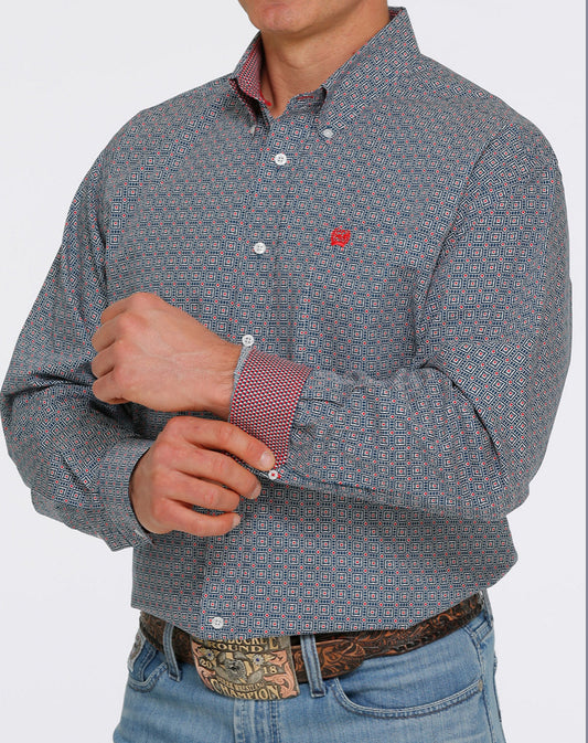 Shirts Men’s Cinch Navy MTW1105408