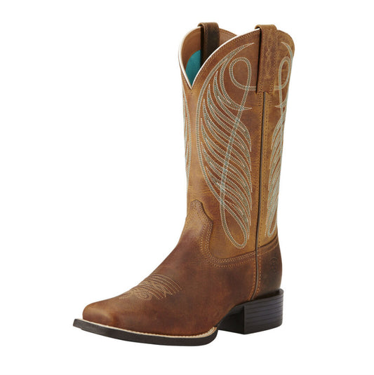 Boots Women’s ARIAT Round Up Wide Square Toe 10018528