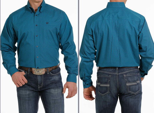 Shirts Men's Sale as is no returns Cinch Teal MTW1105306