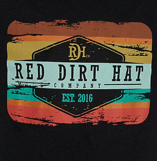 Shirts Men’s Red Dirt Hat Co. Army Patch Black Tee