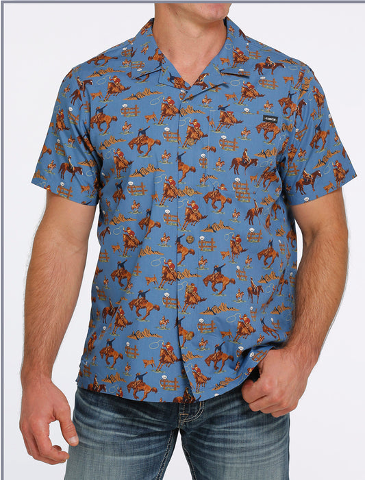 Shirts Men’s Cinch Camp Shirt Short Sleeve
